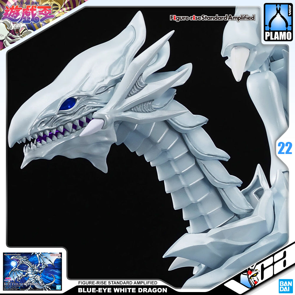 Bandai Figure-Rise Standard Amplified Yu-Gi-Oh Series BLUE-EYES WHITE DRAGON VCA Gundam Singapore