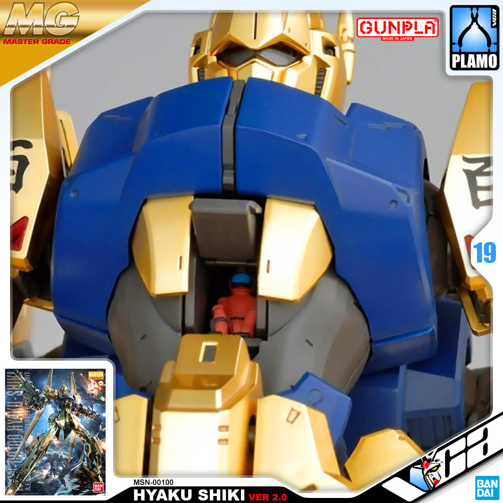 Bandai Gunpla Master Grade Hyaku Shiki Ver 2.0 Plastic Model Toy VCA Gundam Singapore