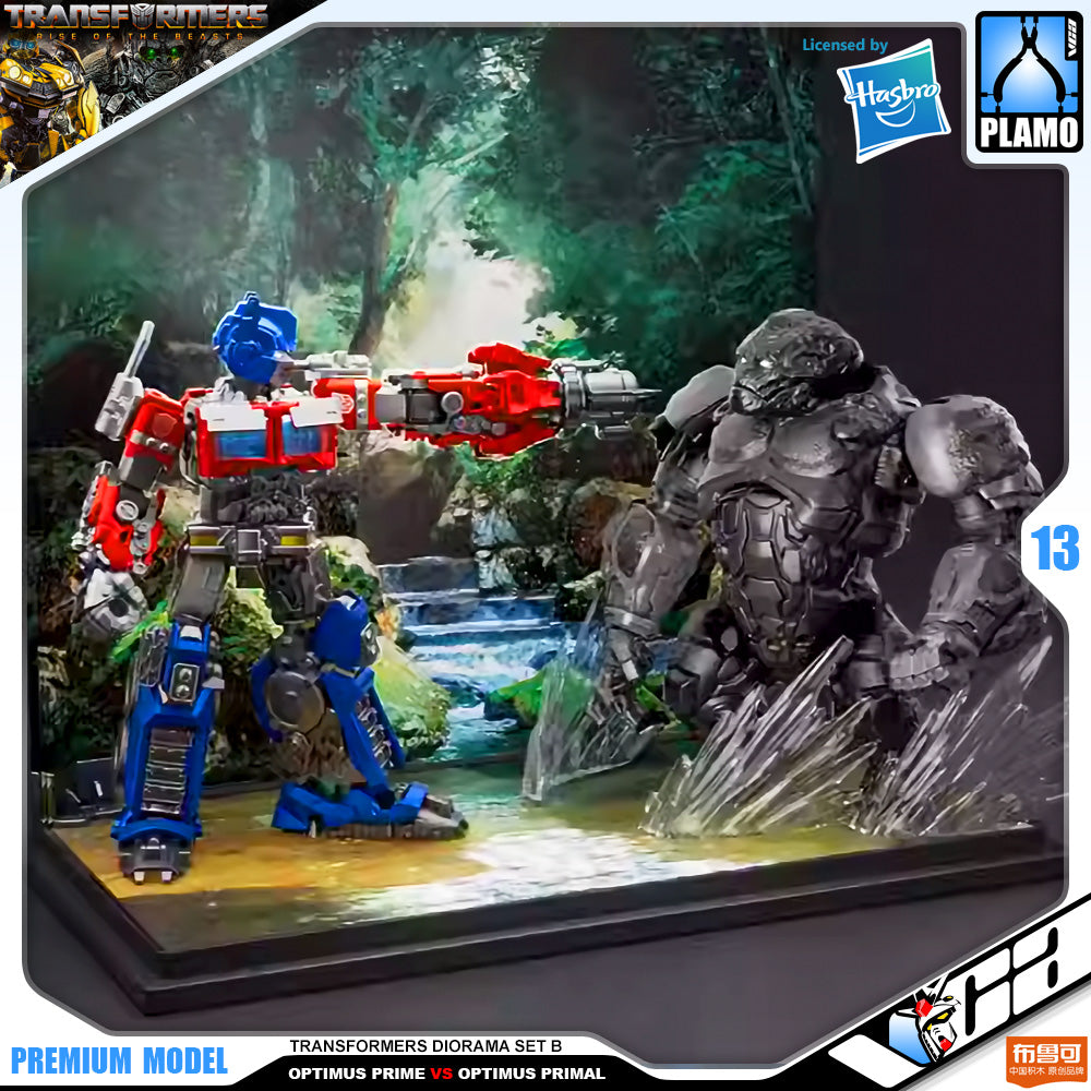 Bloks 布鲁可 PRIME vs PRIMAL Diorama Set B (Transformers Rise of