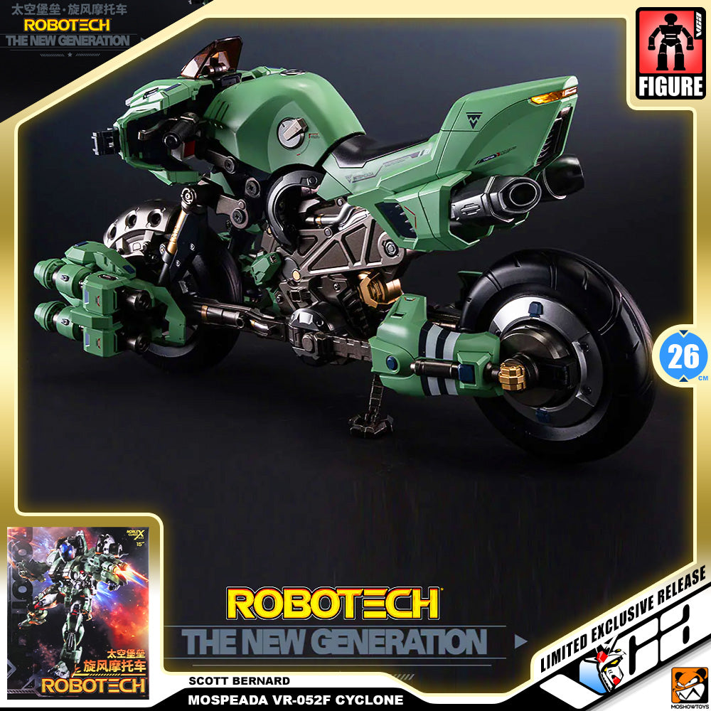 Moshow Robotech Mospeda YR-052F Cyclone By Stick Scott Bernard Metal Build Structure Action Figure VCA Gundam Singapore