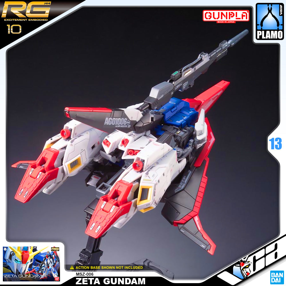 Bandai Gunpla Real Grade MSZ-006 Zeta Gundam Action Figure Toy Model Kit VCA Singapore