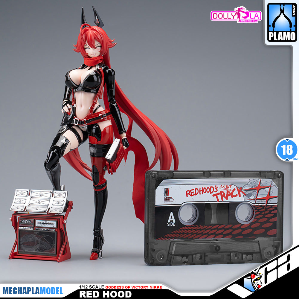 Hemoxian 和模线 Nikke Goddess of Victory Red Hood DollyPla Charapla Armor Girl Character Action Figure Model Toy Kit VCA Gundam Singapore