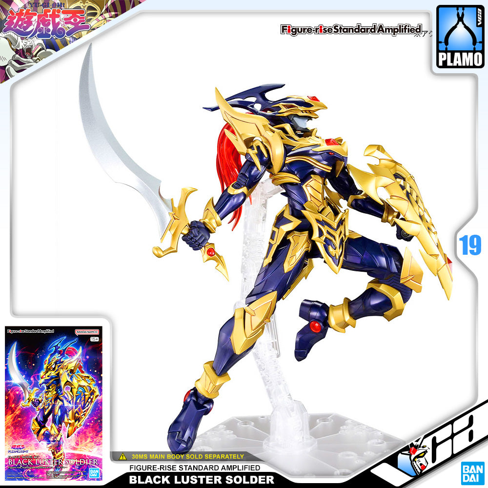 Bandai Figure-rise Standard Amplified Black Luster Soldier Yu-Gi-Oh! Plastic Model Action Figure Toy Kit VCA Gundam Singapore