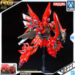 Bandai Gunpla Real Grade 1/144 RG MSN-06S Sinanju Plastic Model Toy VCA Gundam Singapore