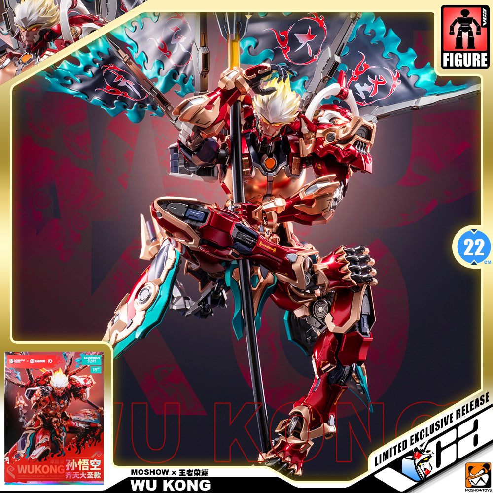 Moshow 模寿 x 王者荣耀 卓越级·孙悟空·齐天大圣 Wu Kong Metal Build Structure Premium Action Figure Model Toy VCA Gundam Singapore