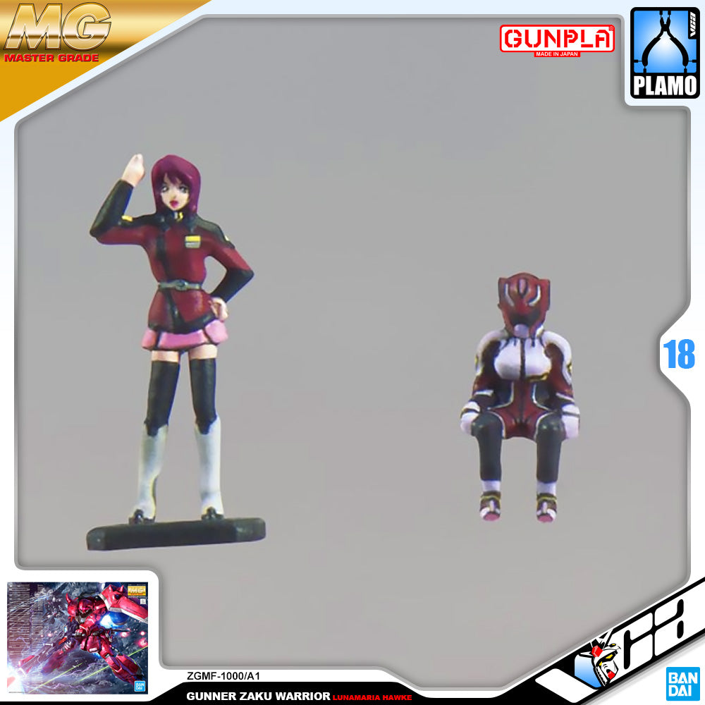 Bandai Gunpla Master Grade 1/100 MG Gunner Zaku Warrior Lunamaria Hawke Plastic Model Action Toy VCA Gundam Singapore