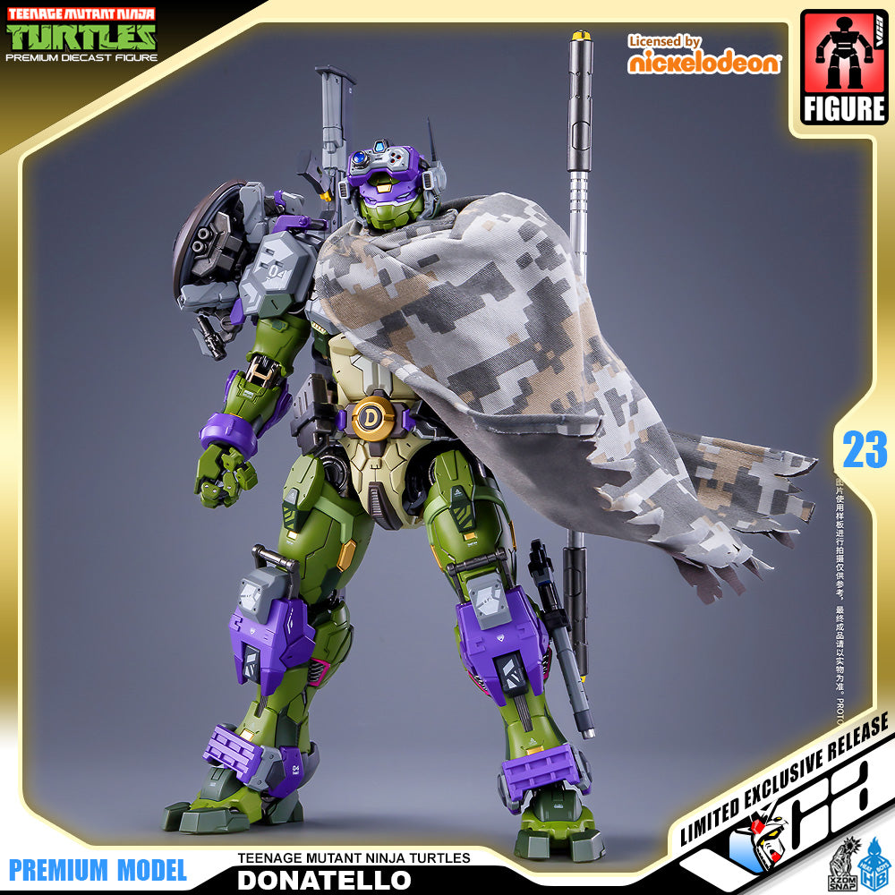 Heat Boys Nickelodeon Teenage Mutant Ninja Turtles Donatello Mecha Metal Structure Premium Action Figure VCA Gundam Singapore