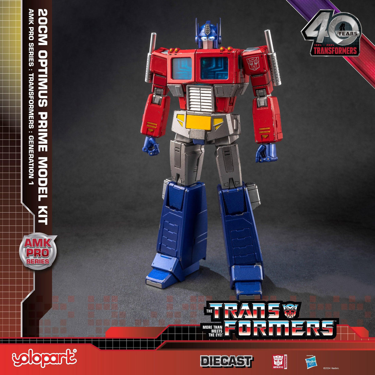 YOLOPARK AMK PRO OPTIMUS PRIME G1 (40th ANNIVERSARY VERSION)