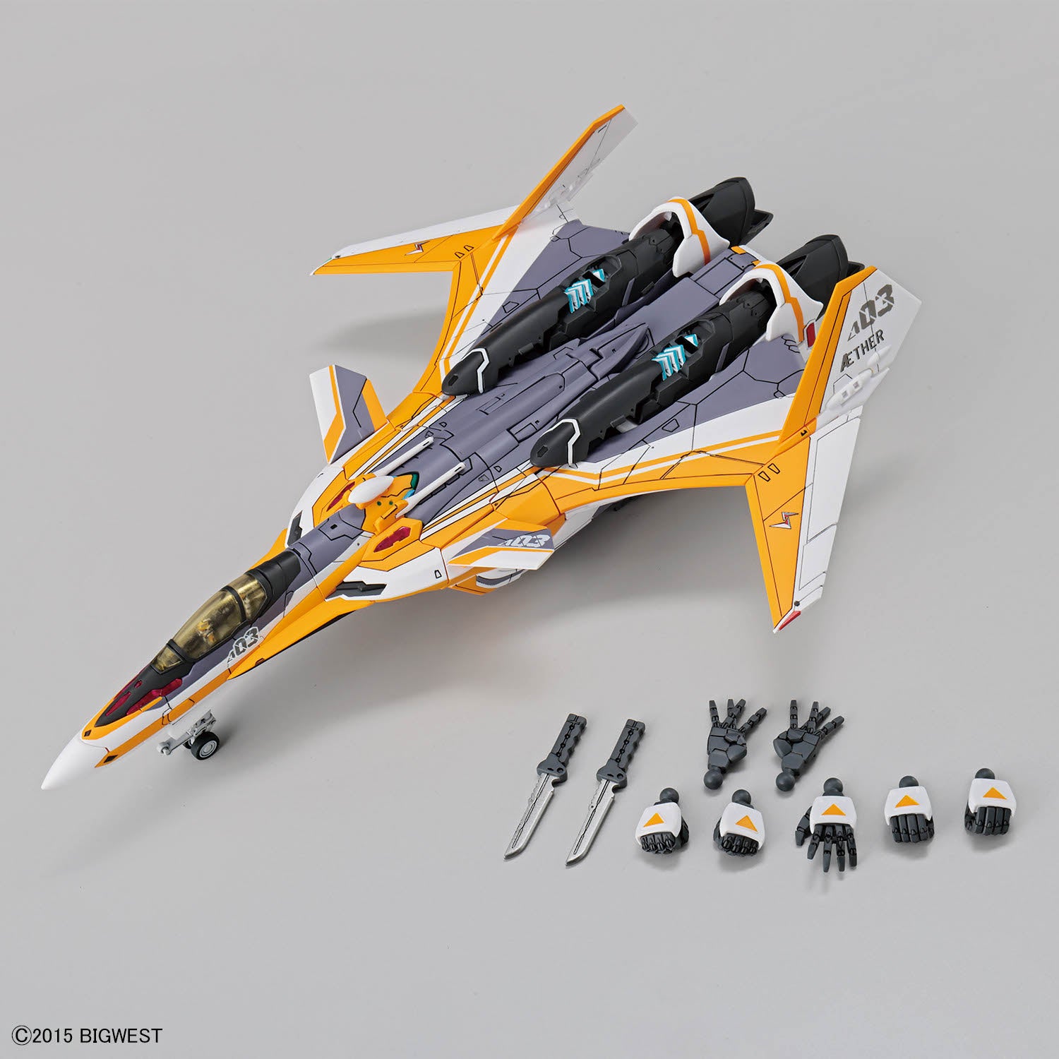 HG VF-31E SIEGFRIED (CHUCK MUSTANG USE) DELUXE SET