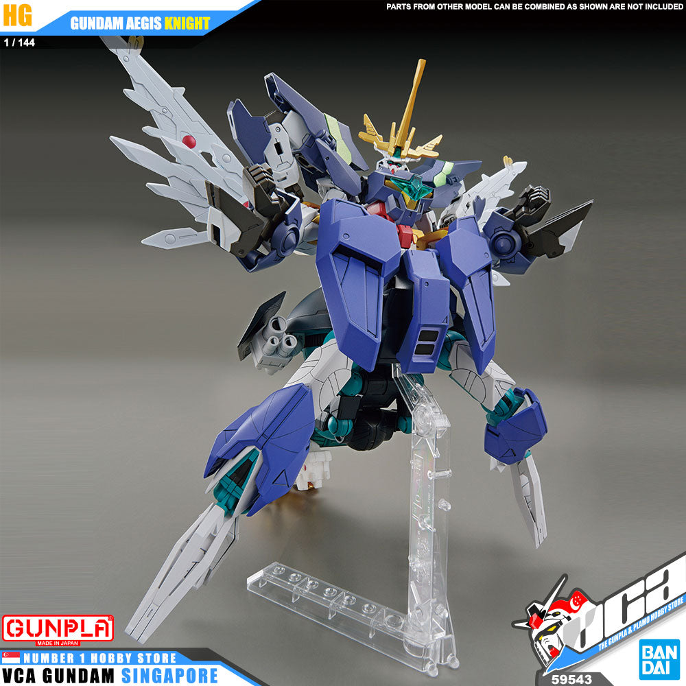 【𝐁𝐀𝐂𝐊𝐎𝐑𝐃𝐄𝐑】NOV-2024🔵HG GUNDAM AEGIS KNIGHT