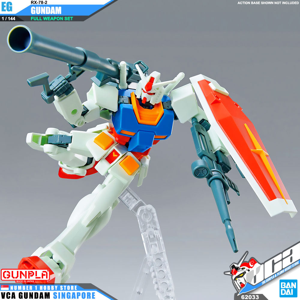 【🔵𝐁𝐀𝐂𝐊𝐎𝐑𝐃𝐄𝐑 APR-2027】 EG RX-78-2 GUNDAM (FULL WEAPON SET)