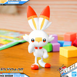 Bandai Pokemon Plamo Collection Quick  05 Scorbunny Action Figure Toy Model Kit VCA Gundam Singapore