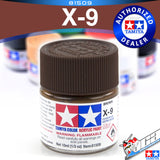 TAMIYA 81509 X-9 BROWN ACRYLIC MINI 10ML PLASTIC MODEL HOBBY ACTION FIGURE TOY PAINT VCA GUNDAM SINGAPORE