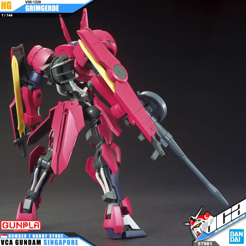 Gundam HG Grimgerde 13cm Kit De Modelismo GUNDAM HG 1/144 Grimgerde - 13cm - De La Serie Iron-Blooded Orphans Gundam Model Kit Gundam HG Grimgerde 13cm Kit De Modelismo GUNDAM HG 1/144 Grimgerde - 13cm - De La Serie Iron-Blooded Orphans Gundam Model Kit