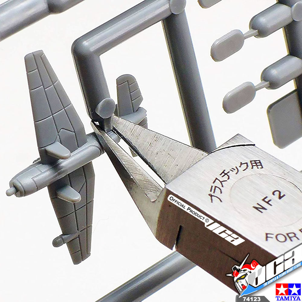 TAMIYA 74123 SHARP POINTED SIDE CUTTER NIPPER (SLIM JAW)