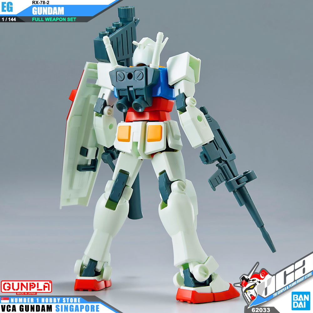 【🔵𝐁𝐀𝐂𝐊𝐎𝐑𝐃𝐄𝐑 APR-2027】 EG RX-78-2 GUNDAM (FULL WEAPON SET)