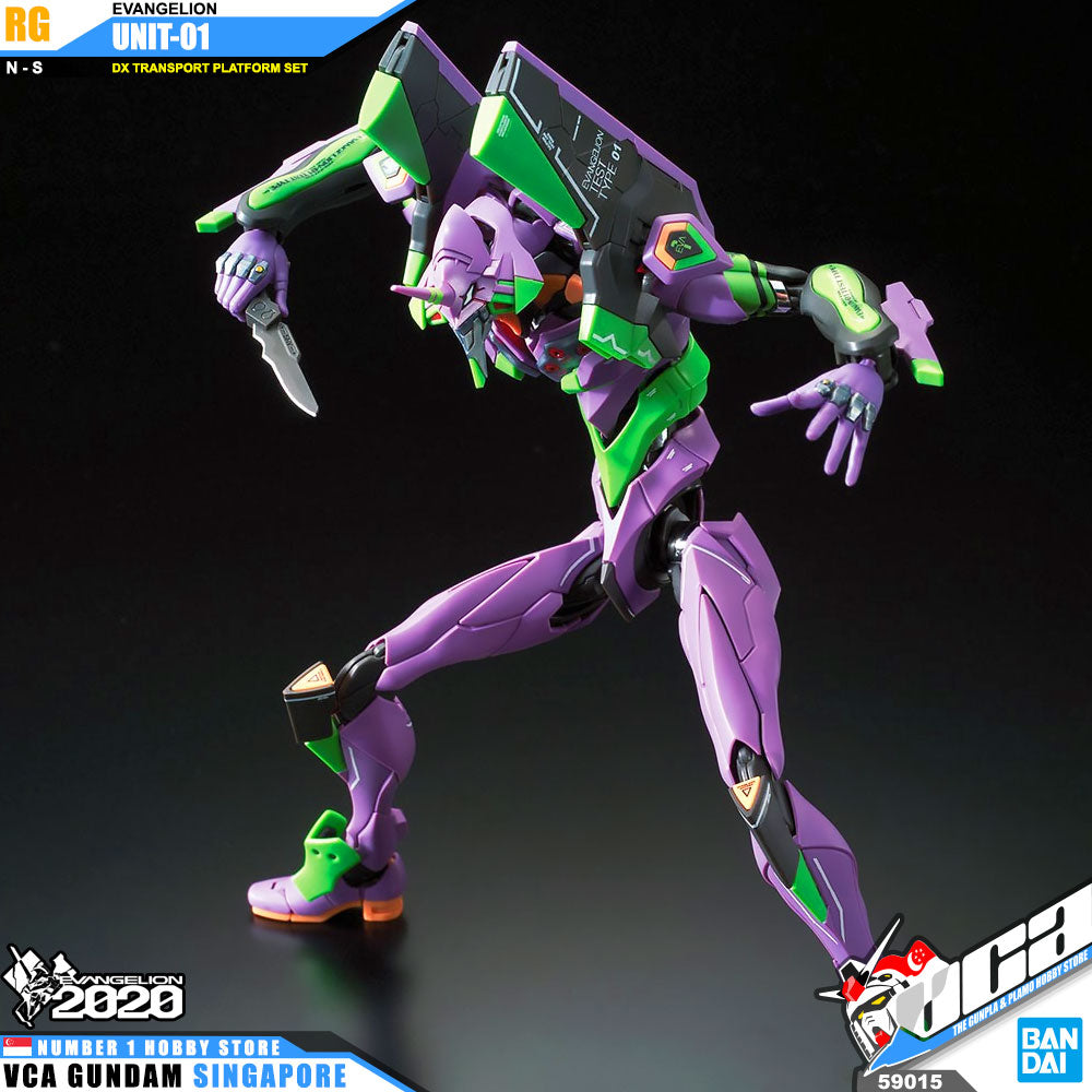 RG EVANGELION UNIT-01 DX TRANSPORTER PLATFORM SET