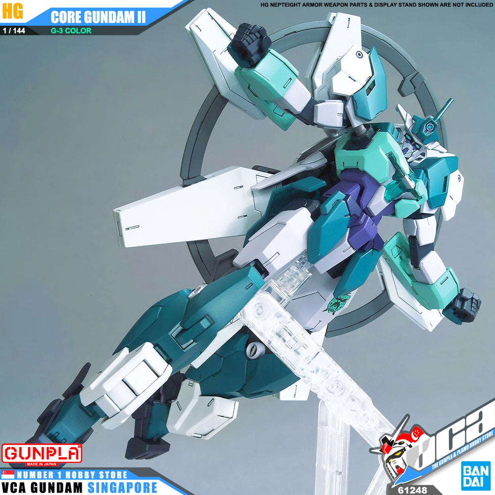 【𝐁𝐀𝐂𝐊𝐎𝐑𝐃𝐄𝐑】NOV-2024🔵HG CORE GUNDAM II (G-3 COLOR)