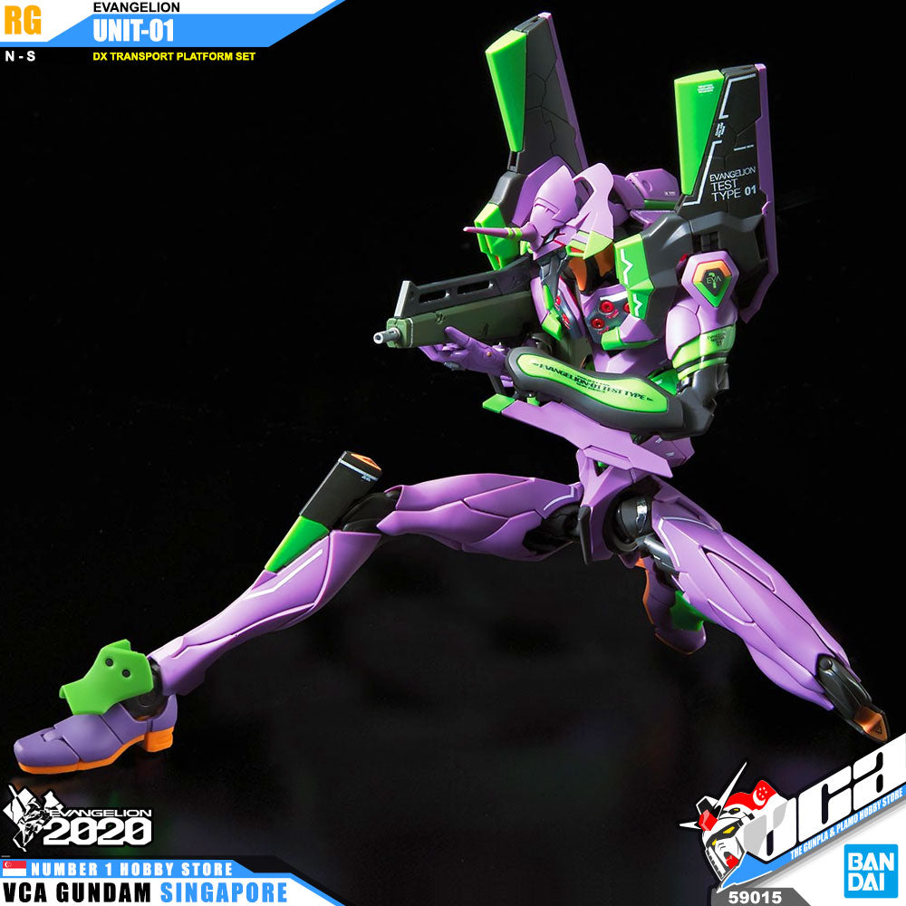 RG EVANGELION UNIT-01 DX TRANSPORTER PLATFORM SET