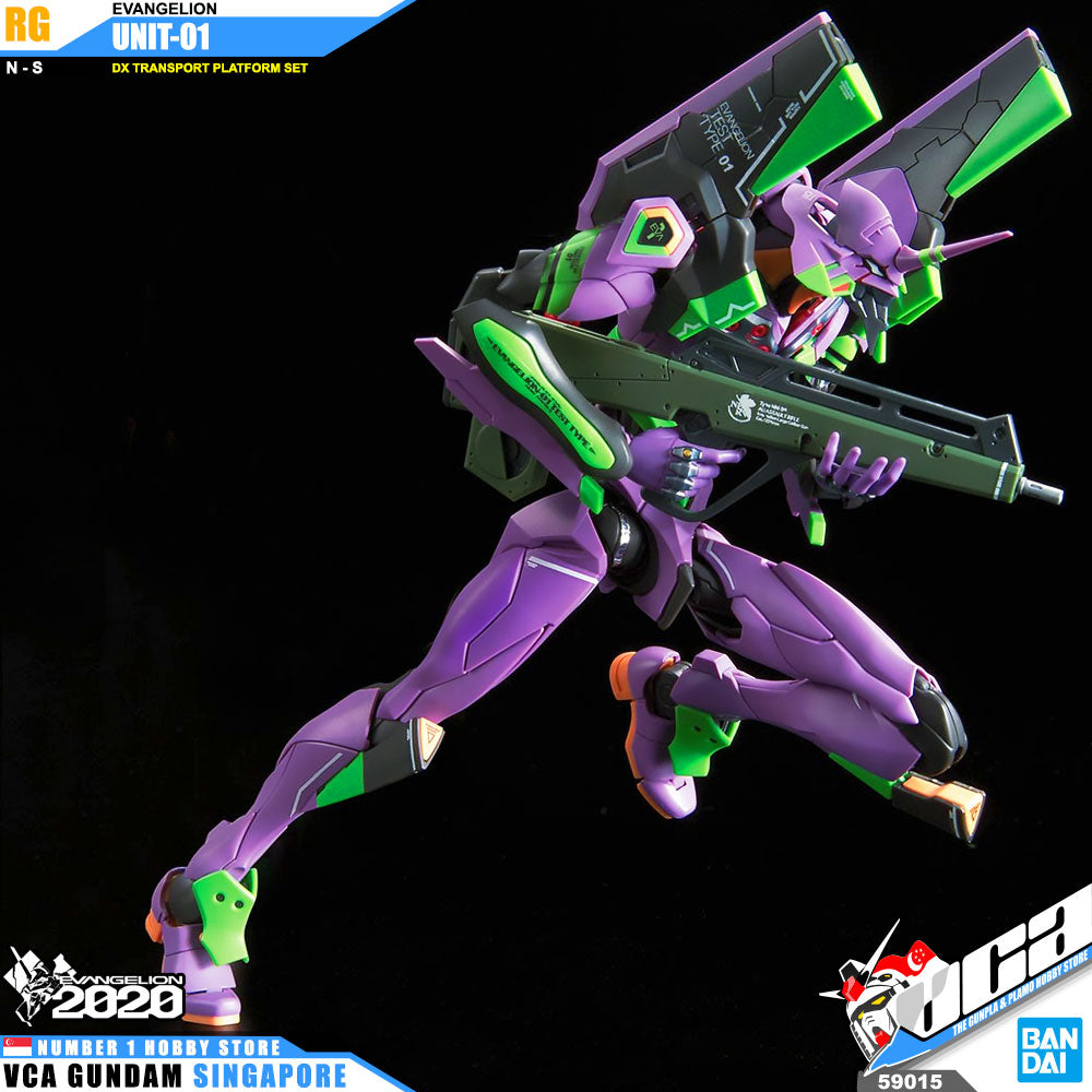 RG EVANGELION UNIT-01 DX TRANSPORTER PLATFORM SET