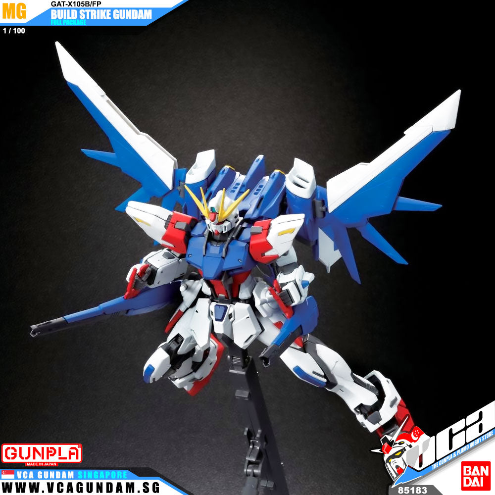 GUNDAM BUILD FIGHTERS  MG 1:100 BUILD STRIKE GUNDAM FULL PACKAGE