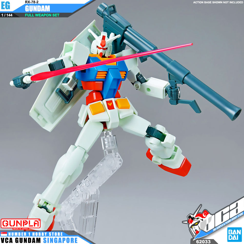 【🔵𝐁𝐀𝐂𝐊𝐎𝐑𝐃𝐄𝐑 APR-2027】 EG RX-78-2 GUNDAM (FULL WEAPON SET)
