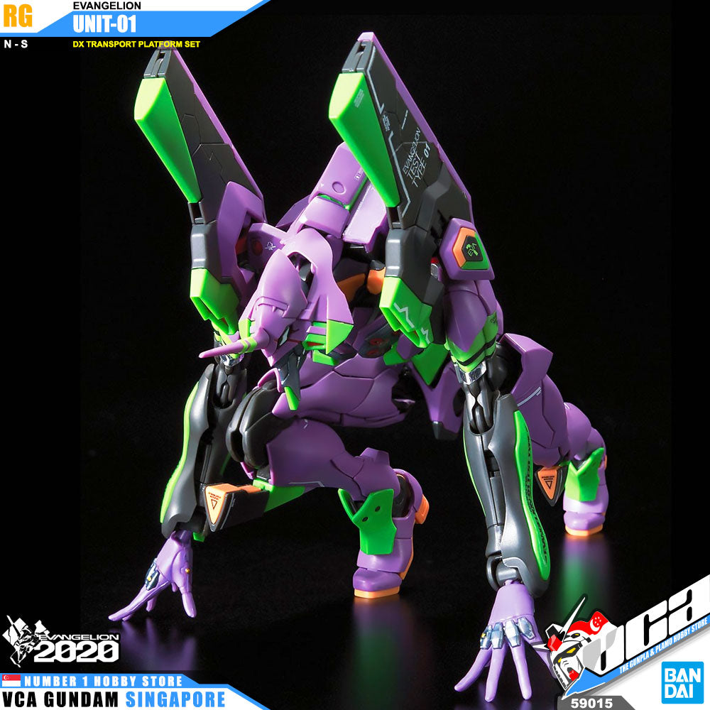 RG EVANGELION UNIT-01 DX TRANSPORTER PLATFORM SET