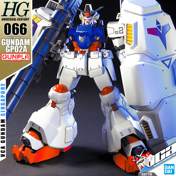 GUNPLA® High Grade (HGUC) 1/144 Gundam GP02A – VCA Gundam Singapore