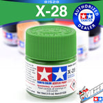 TAMIYA 81528 X-28 PARK GREEN ACRYLIC MINI 10ML PLASTIC MODEL HOBBY ACTION FIGURE TOY PAINT VCA GUNDAM SINGAPORE