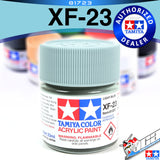 TAMIYA 81723 XF-23 LIGHT BLUE ACRYLIC MINI 10ML PLASTIC MODEL HOBBY ACTION FIGURE TOY PAINT VCA GUNDAM SINGAPORE