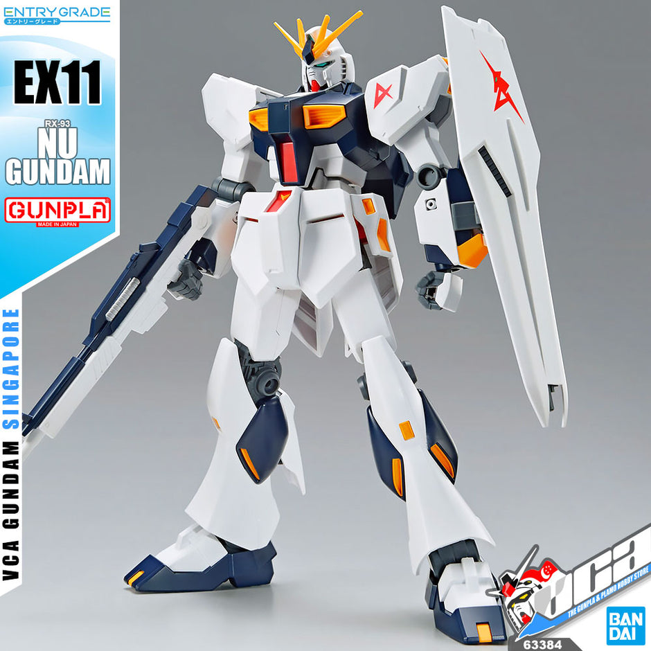 Bandai® Gunpla EntryGrade 1/144 EG RX-93 NU GUNDAM – VCA Gundam