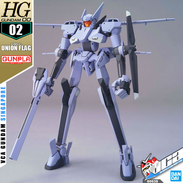 Bandai Gunpla High Grade 1/144 HG Union Flag – VCA Gundam Singapore