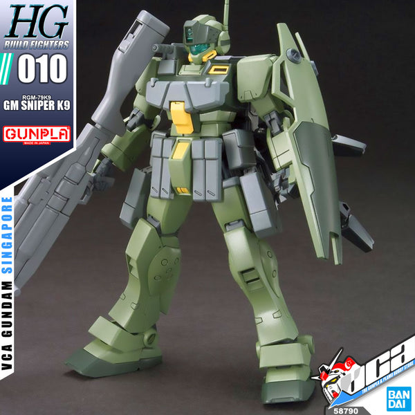 Bandai® Gunpla High Grade 1/144 HG GM Sniper K9 – VCA Gundam Singapore