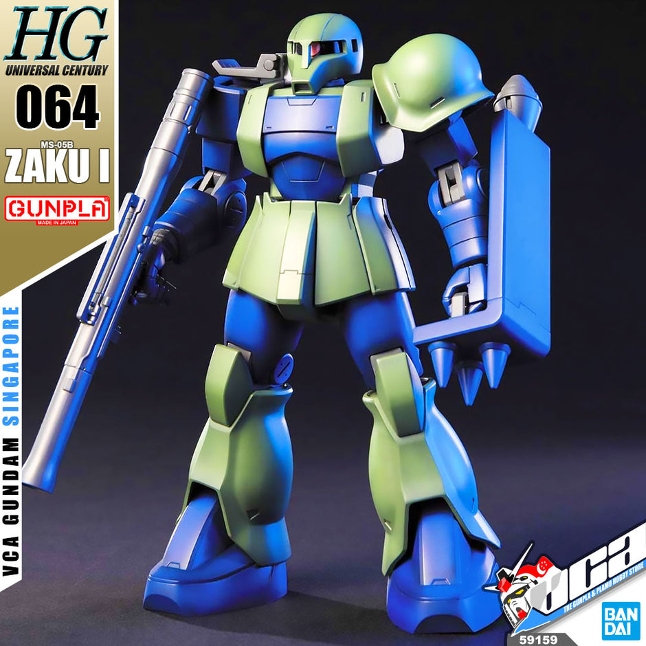 Bandai Gunpla High Grade UniversalCentury HGUC MS-05B Zaku I – VCA
