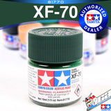 TAMIYA 81770 XF-70 DARK GREEN 2 IJN ACRYLIC MINI 10ML PLASTIC MODEL HOBBY ACTION FIGURE TOY PAINT VCA GUNDAM SINGAPORE