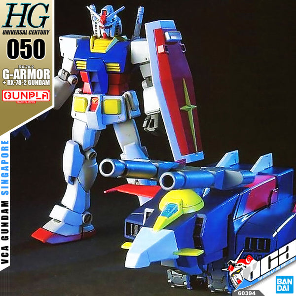 Bandai® Gunpla High Grade HGUC 1/144 G Armor (G-Fighter + RX-78-2