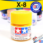 TAMIYA 81508 X-8 LEMON YELLOW ACRYLIC MINI 10ML PLASTIC MODEL HOBBY ACTION FIGURE TOY PAINT VCA GUNDAM SINGAPORE