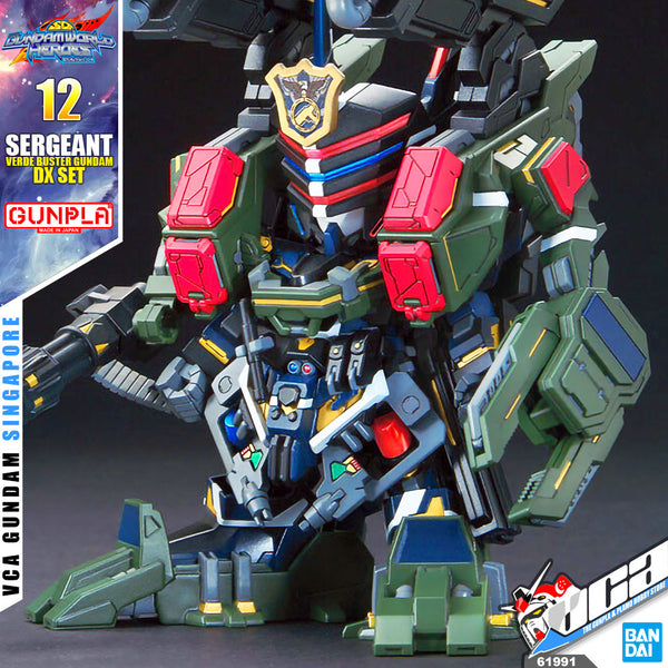 Bandai® GUNPLA SD World Heroes SERGEANT VERDE BUSTER GUNDAM