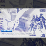 Premium Bandai Gunpla Real Grade RG Destiny Gundam Titanium Finish Action Figure Toy Kit VCA Singapore