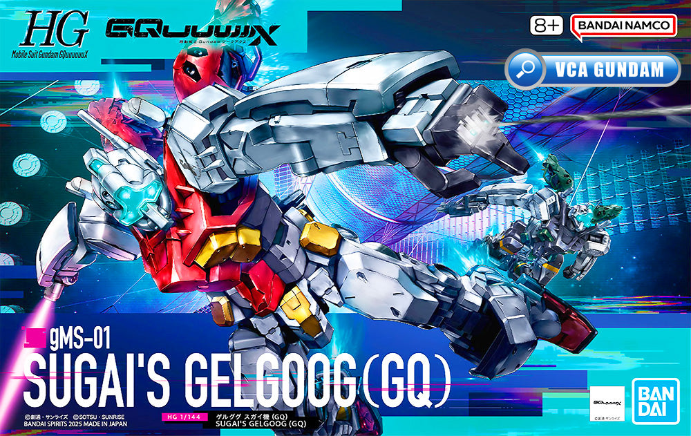 Bandai Namco Gunpla High Grade HG Sugai's Gelgoog Action Figure Model Toy Kit VCA Gundam Singapore