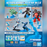 Bandai Display Action Base 2 Clear Blue For Plastic Model Action Toy VCA Gundam Singapore