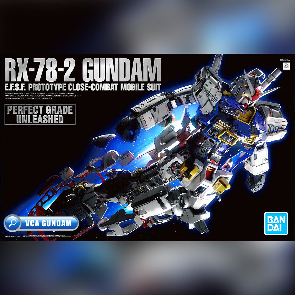 Bandai Gunpla Perfect Grade UNLEASHED PGU RX-78-2 GUNDAM PLASTIC MODEL ACTION TOY VCA SINGAPORE
