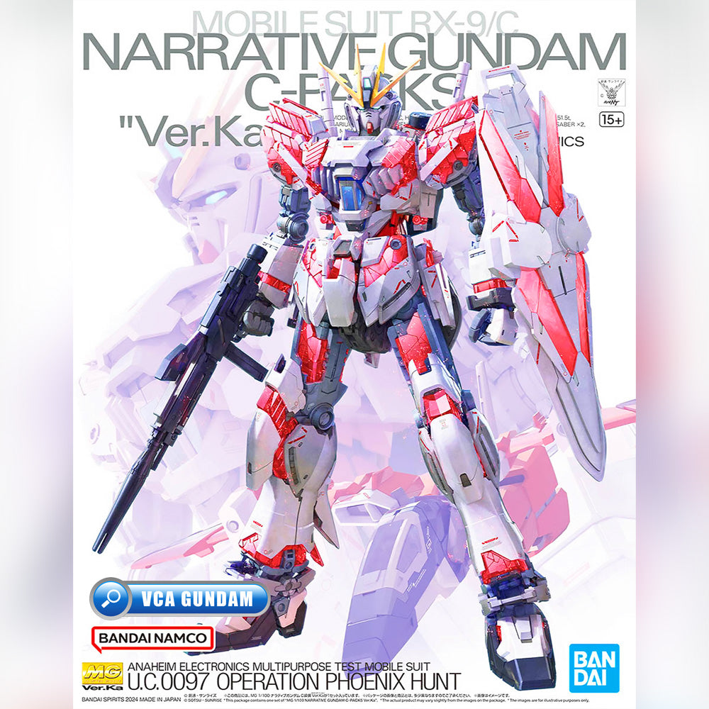 Bandai Gunpla Master Grade MG Narrative Gundam C-Packs Ver Ka Plastic Model Action Toy VCA Singapore