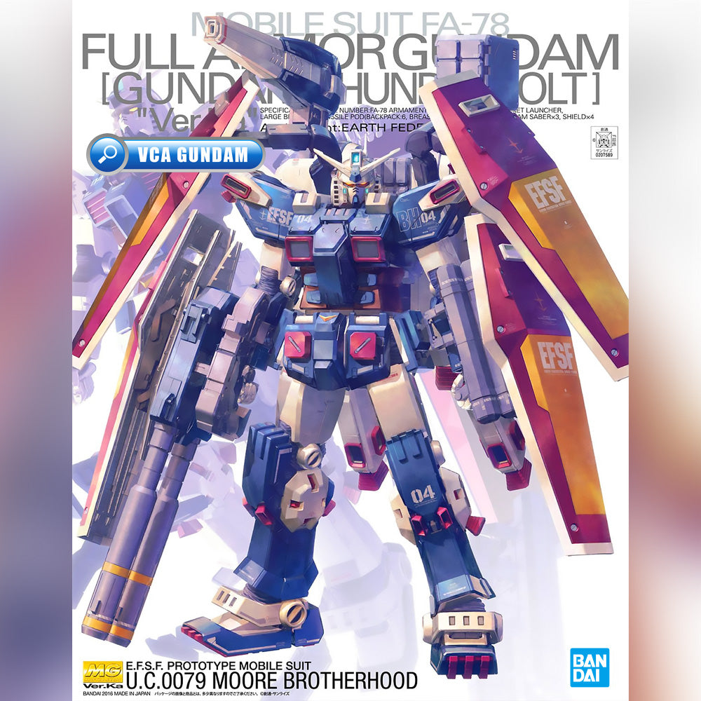 Bandai Master Grade 1/100 MG FA-78 Full Armor Gundam Ver Ka Plastic Model Toy VCA SingaporeBandai Master Grade 1/100 MG FA-78 Full Armor Gundam Ver Ka Plastic Model Toy VCA Singapore