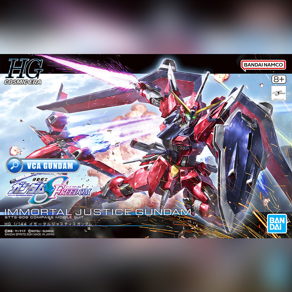 Bandai Gunpla High Grade Cosmic Era HGCE HG Immortal Justice Gundam Plastic Model Action Toy VCA Singapore
