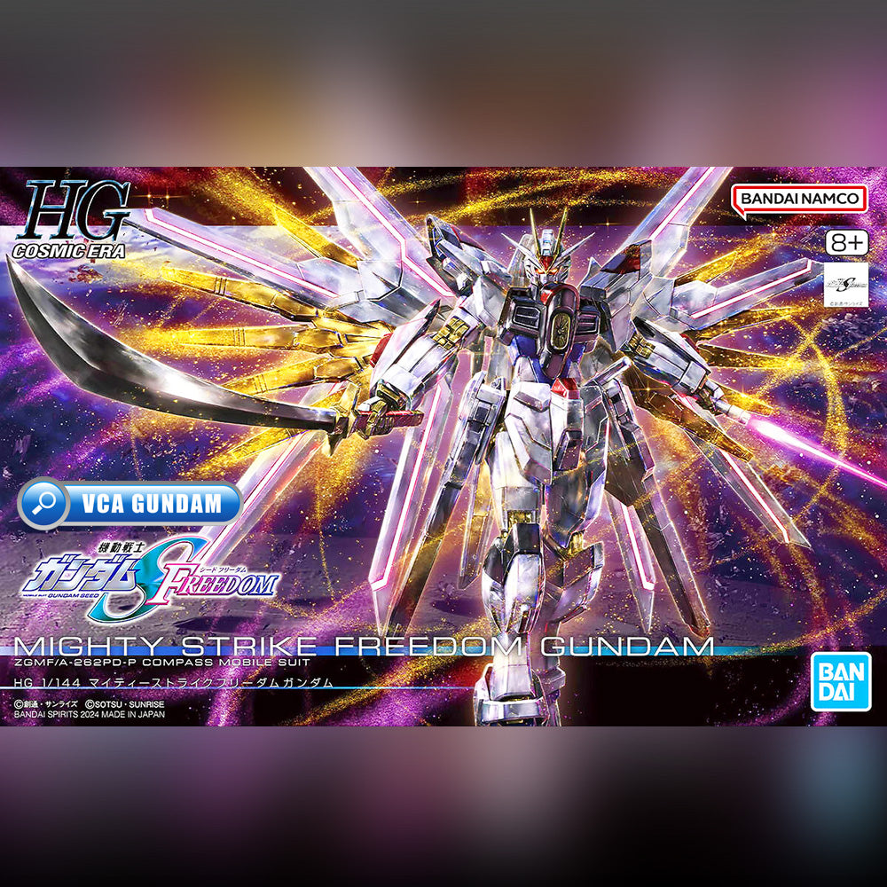Bandai Gunpla High Grade HG Mighty Strike Freedom Gundam Plastic Model Toy VCA Singapore