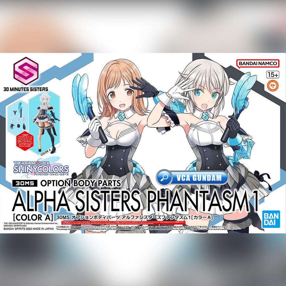Bandai 30 Minutes Sisters 30MS Option Body Parts Alpha Sisters Phantasm 1 Color A Cute Pretty Mecha Girl Action Toy VCA Gundam Singapore