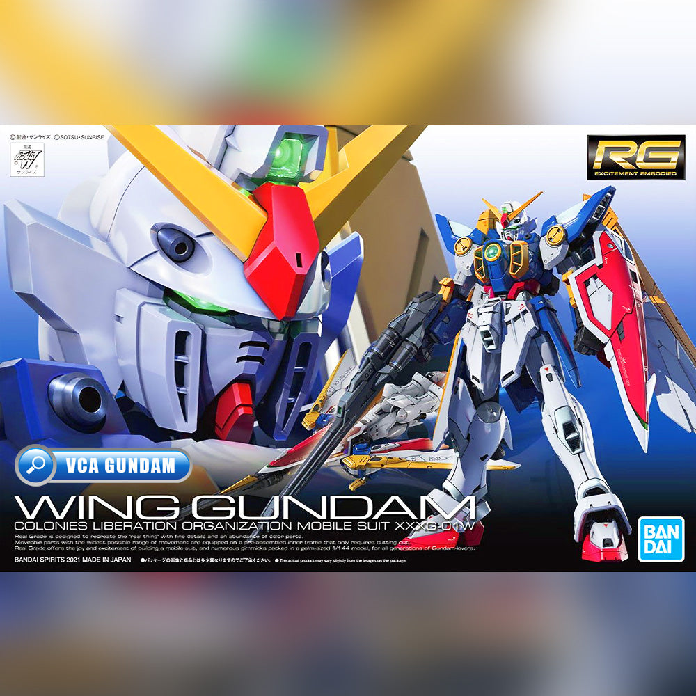 Bandai Gunpla Real Grade 1/144 RG Wing Gundam VCA Singapore