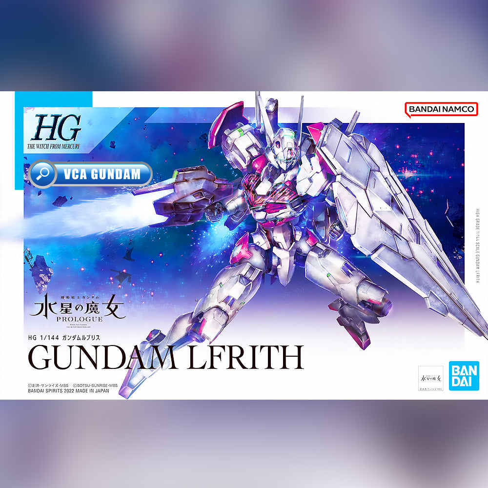 Bandai Gunpla High Grade The Witch From Mercury HG Gundam Lfrith Plastic Model Action Toy VCA Singapore