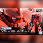 Bandai Real Grade 1/144 RG MS-06S ZAKU II Plastic Model Kit Toy VCA Gundam Singapore